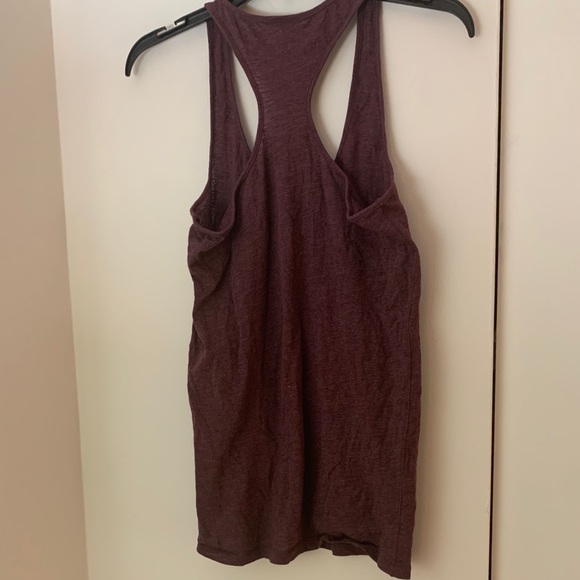 Victoria’s Secret Pink Burgundy Racerback Tank Top - Picture 4 of 7